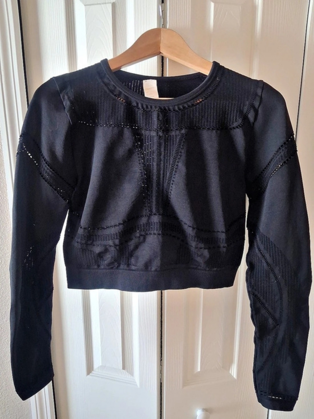 Fabletics Jaymee Mesh Crop Top Size L